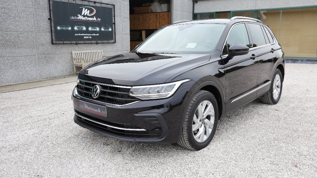 VW Tiguan 1,5 TSI 2022 automatique- clim-GPS-Cruise-Led, Achat, Entreprise, Noir, 5 portes