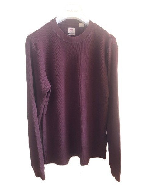 Pull Bordeaux Homme LEVI'S taille M, Enlèvement ou Envoi, Autres couleurs, Comme neuf, Taille 48/50 (M)