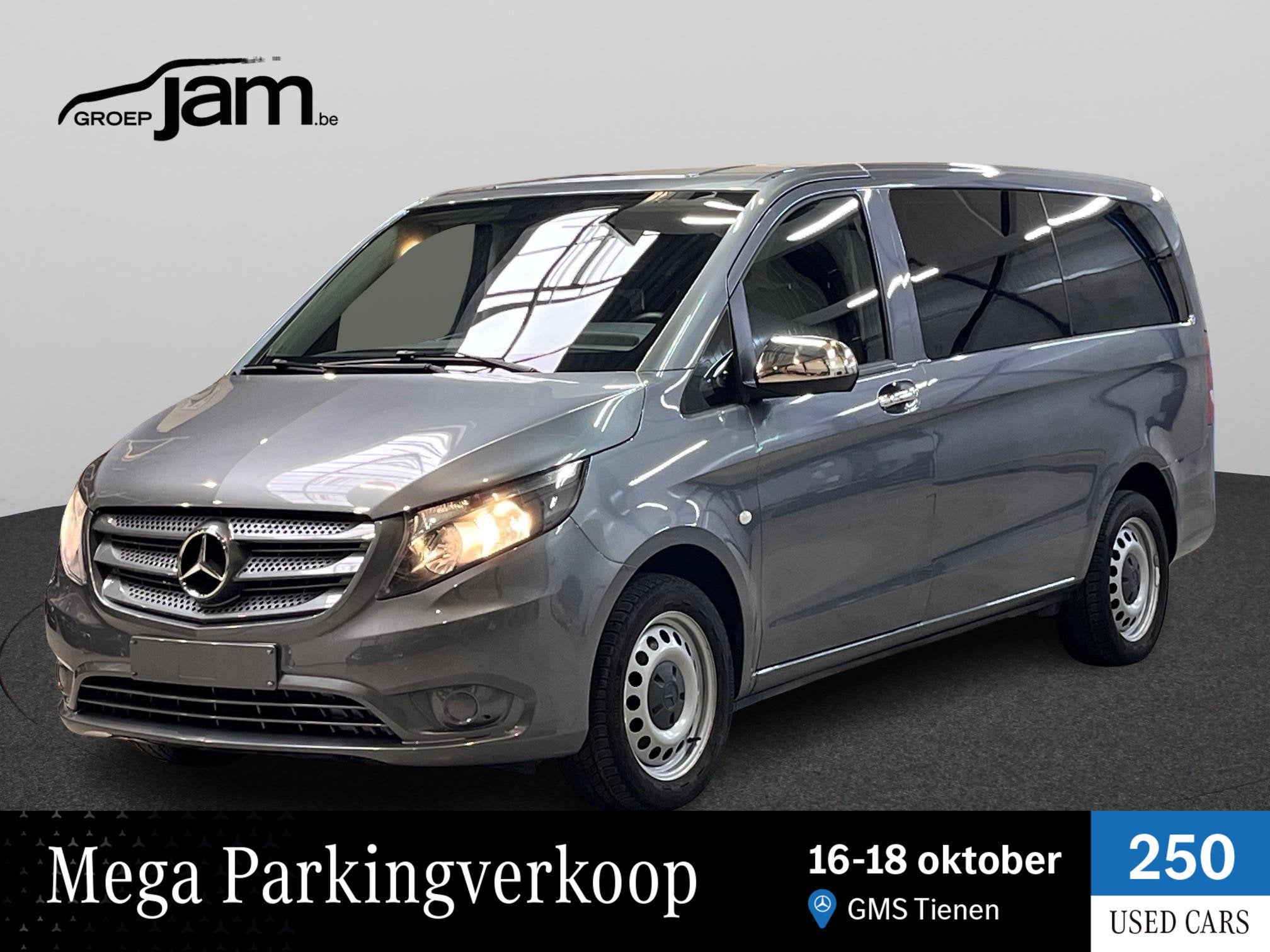 Mercedes-Benz Vito 114 CDI mixto automaat, 4 deurs, Zwart, 4 cilinders, 2500 kg