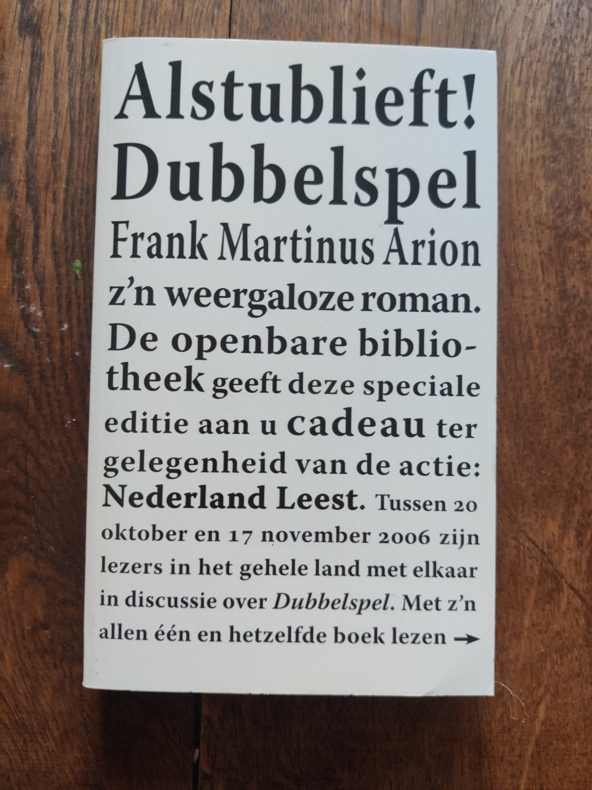 Alstublieft! Dubbelspel - Frank Martinus Arion, Ophalen of Verzenden