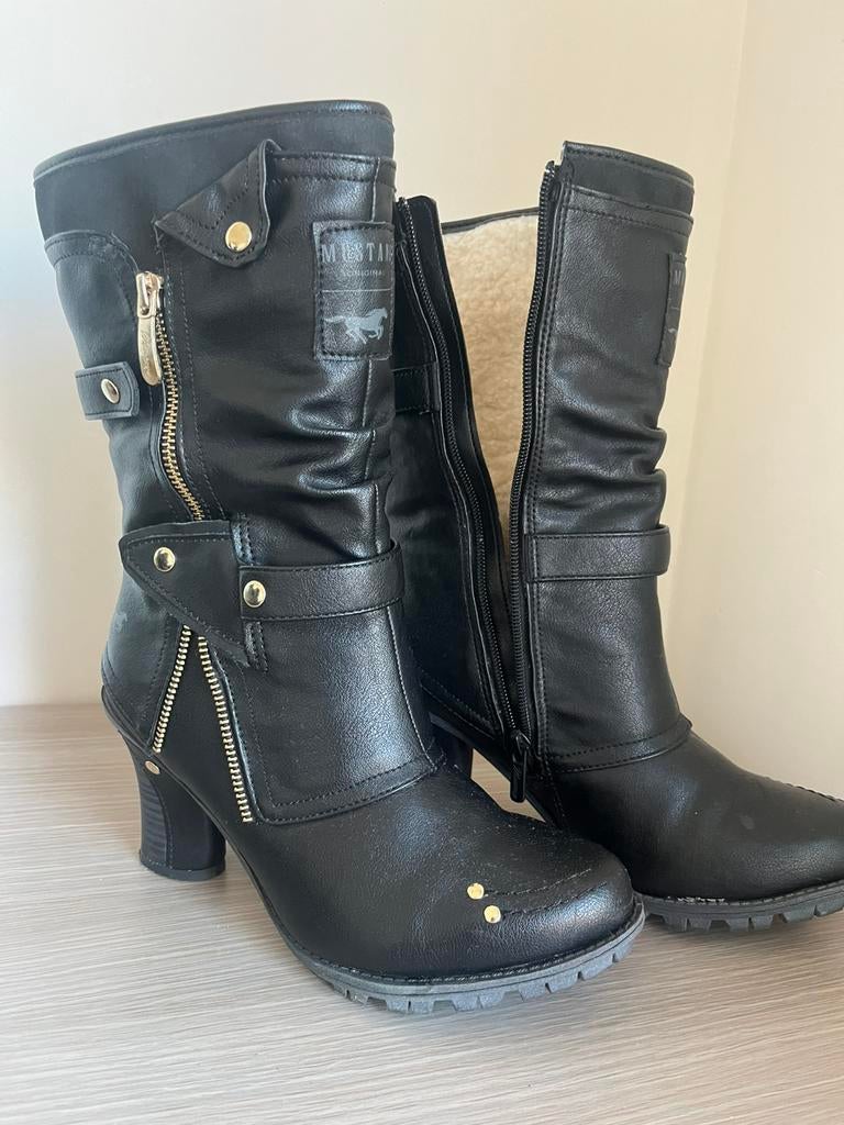 Zwarte laarsjes maat 38, Ophalen, Hoge laarzen, Zwart, Nieuw