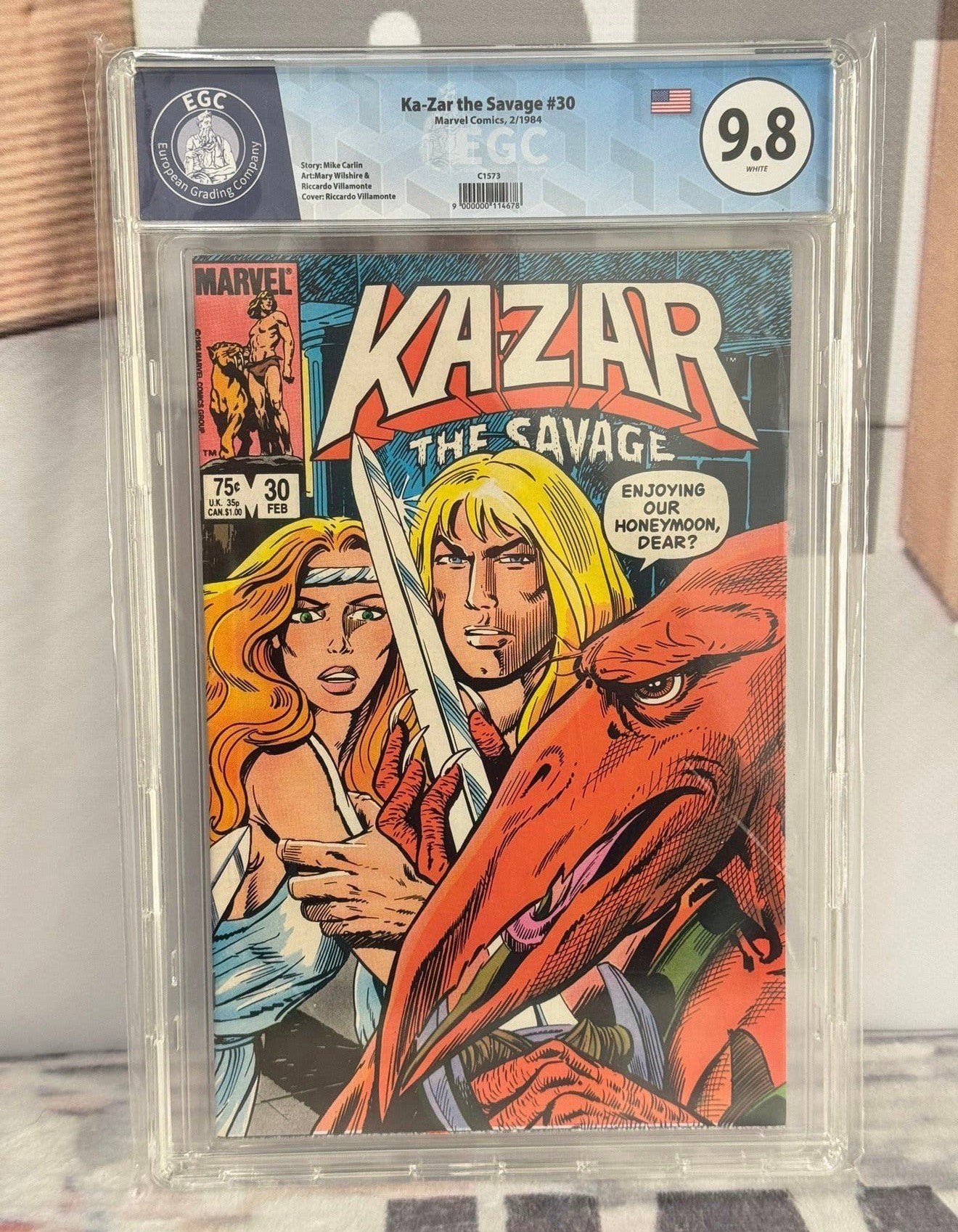9.8 Ka-Zar le sauvage #30 de la bande dessinée Marvel 1984, Neuf, Enlèvement ou Envoi, Comics, Amérique