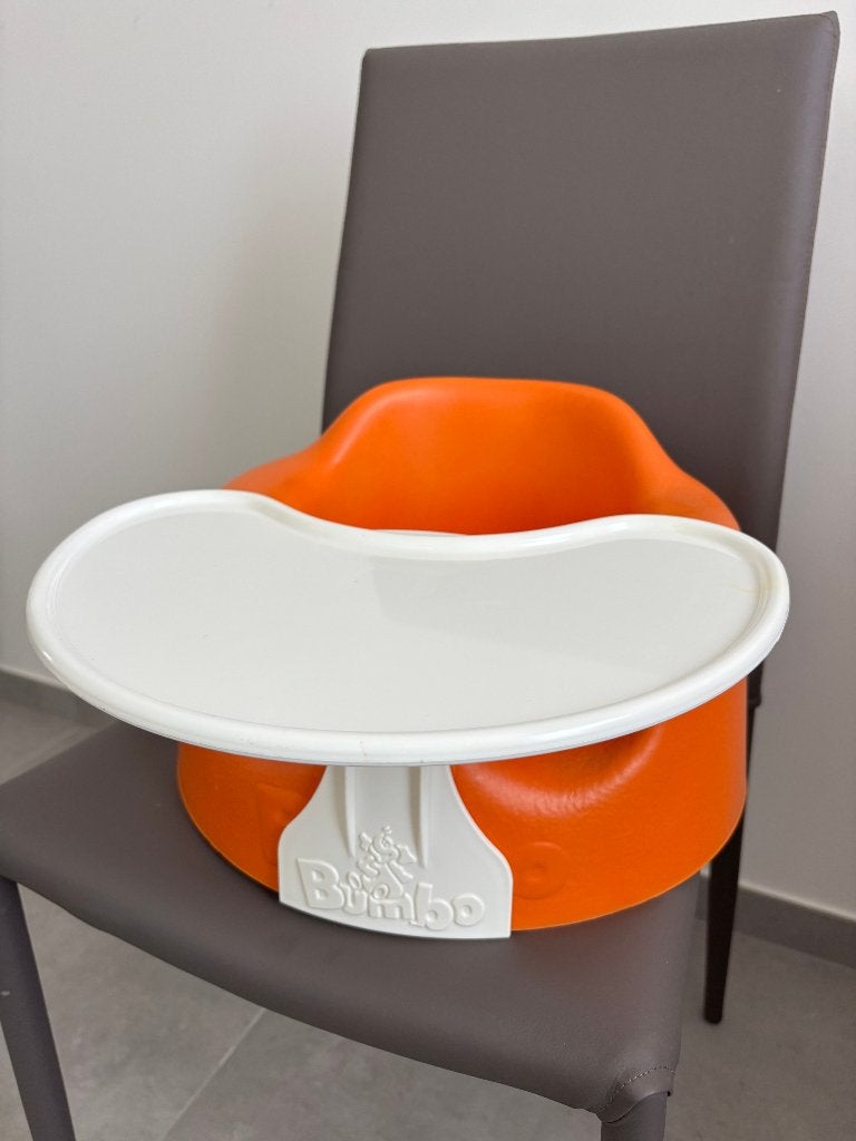 Bumbo babyzitje met tafel, Ophalen, Gebruikt, Overige typen, Afneembaar eetblad