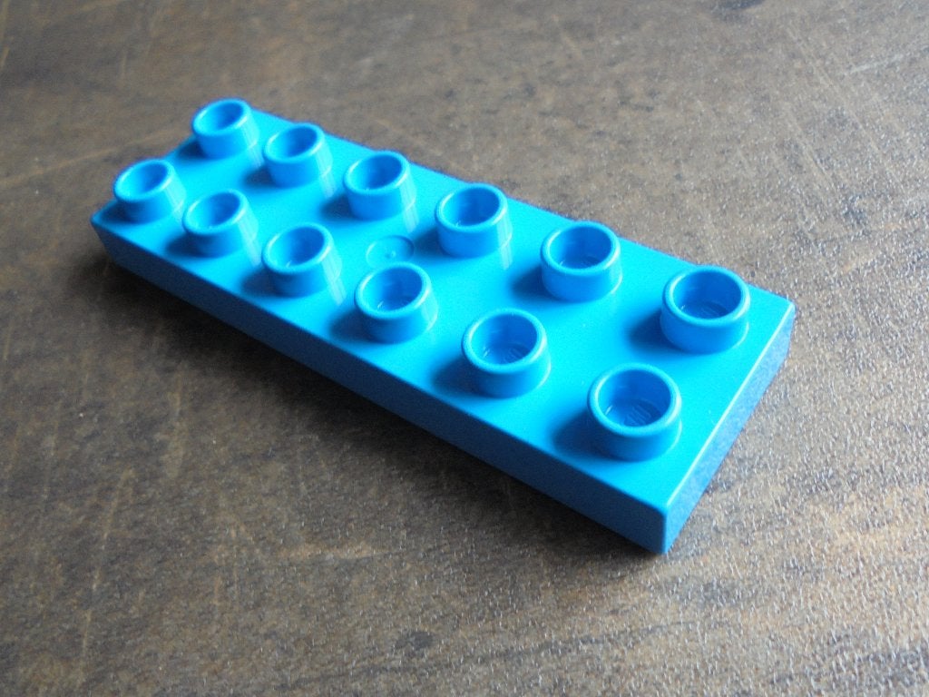 Lego Duplo Plate 2x6 (zie foto's) 5, Ophalen of Verzenden, Gebruikt, Losse stenen, Duplo