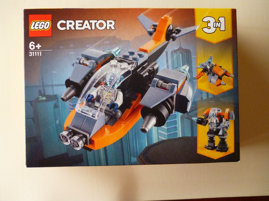 LEGO Creator 3-en-1 31111 Le Cyber Drone, Enlèvement ou Envoi, Lego, Minifigurine, Creator