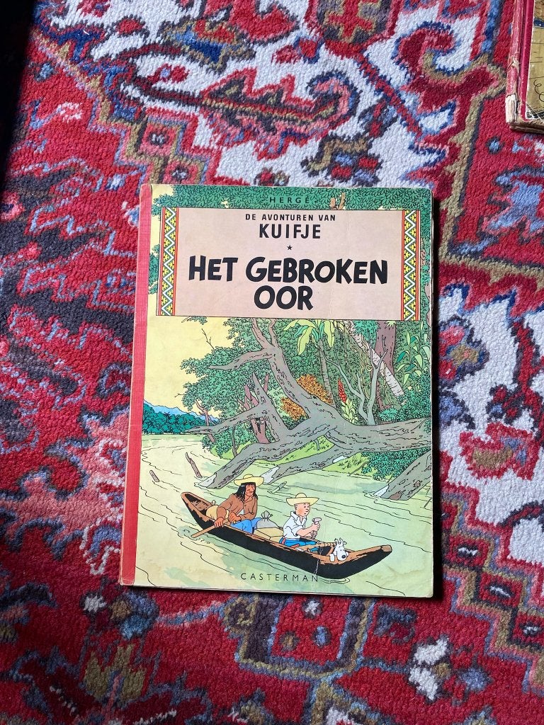 Herge Kuifje Het gebroken oor, Ophalen, Gelezen