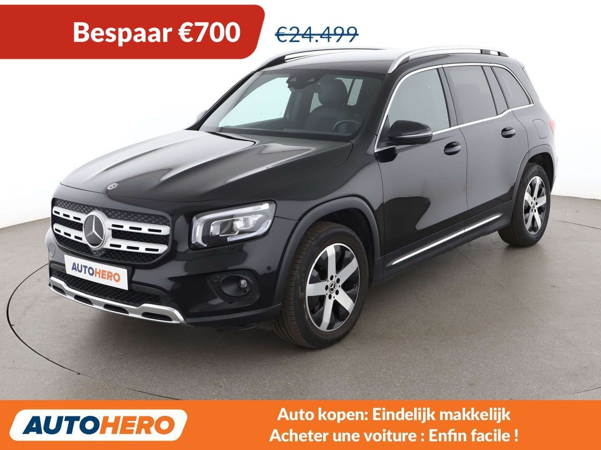 Mercedes-Benz GLB 200 GLB 200 d Progressive (bj 2021), Auto's, Gebruikt, Geheel digitaal combi-instrument, Zwart, 5 deurs
