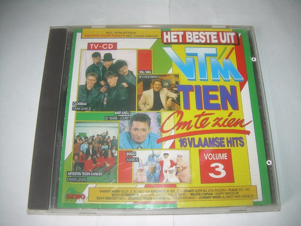 CD - VTM - 10 OM TE ZIEN - VOL 3, Cd's en Dvd's, Ophalen of Verzenden, Zo goed als nieuw, Nederlandstalig