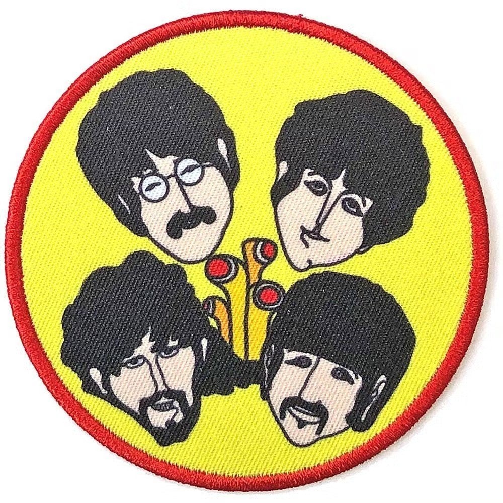 The Beatles - Yellow Submarine Periscopes + Heads - patch, Ophalen of Verzenden, Nieuw
