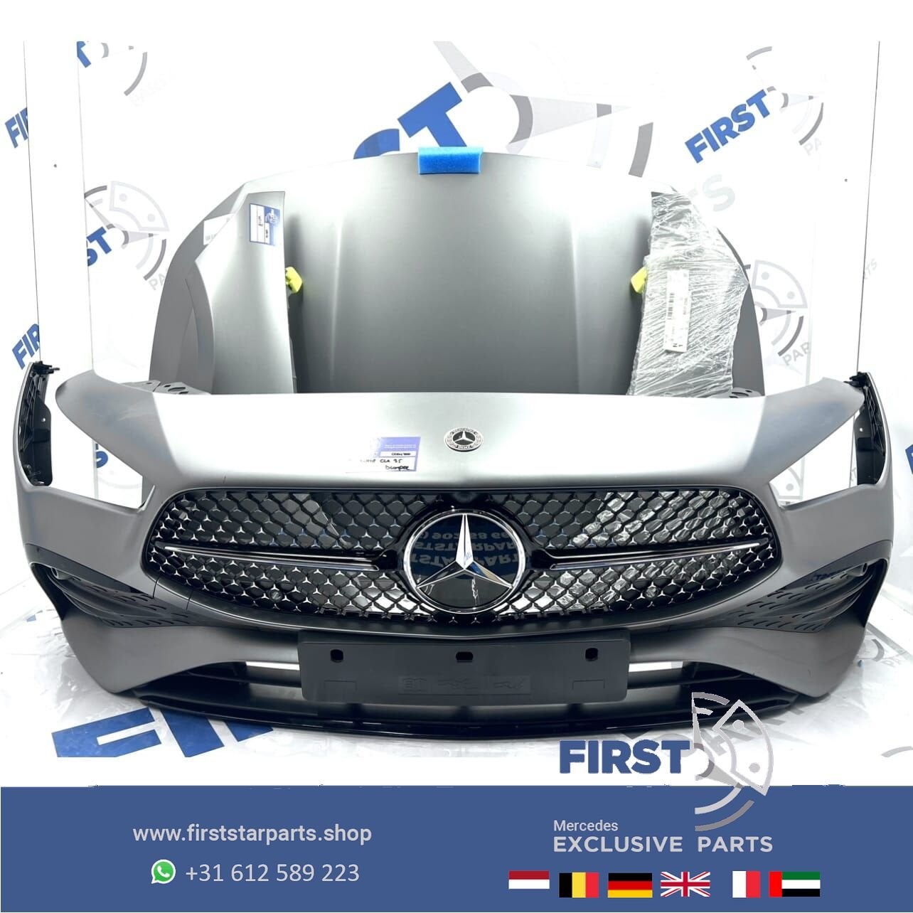 W118 C118 CLA FACELIFT AMG VOORKOP MAGNO GRIJS 2022-2026 ori, Utilisé, -, Avant, -