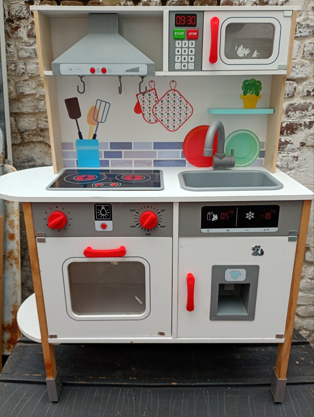 Cuisine pour enfant, jeu., Enfants & Bébés, Enlèvement, Utilisé, Bois, Jouer à la cuisine