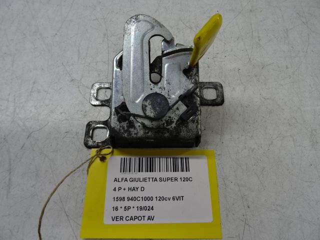 SERRURE CAPOT Alfa Romeo Giulietta (940) (01-2010/12-2020), Autos : Pièces & Accessoires, Carrosserie & Tôlerie, Utilisé, Alfa Romeo
