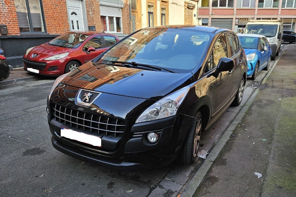 Peugeot 3008 1.6 HDI FAP, Auto's, Automaat, Euro 5, Zwart, Zwart