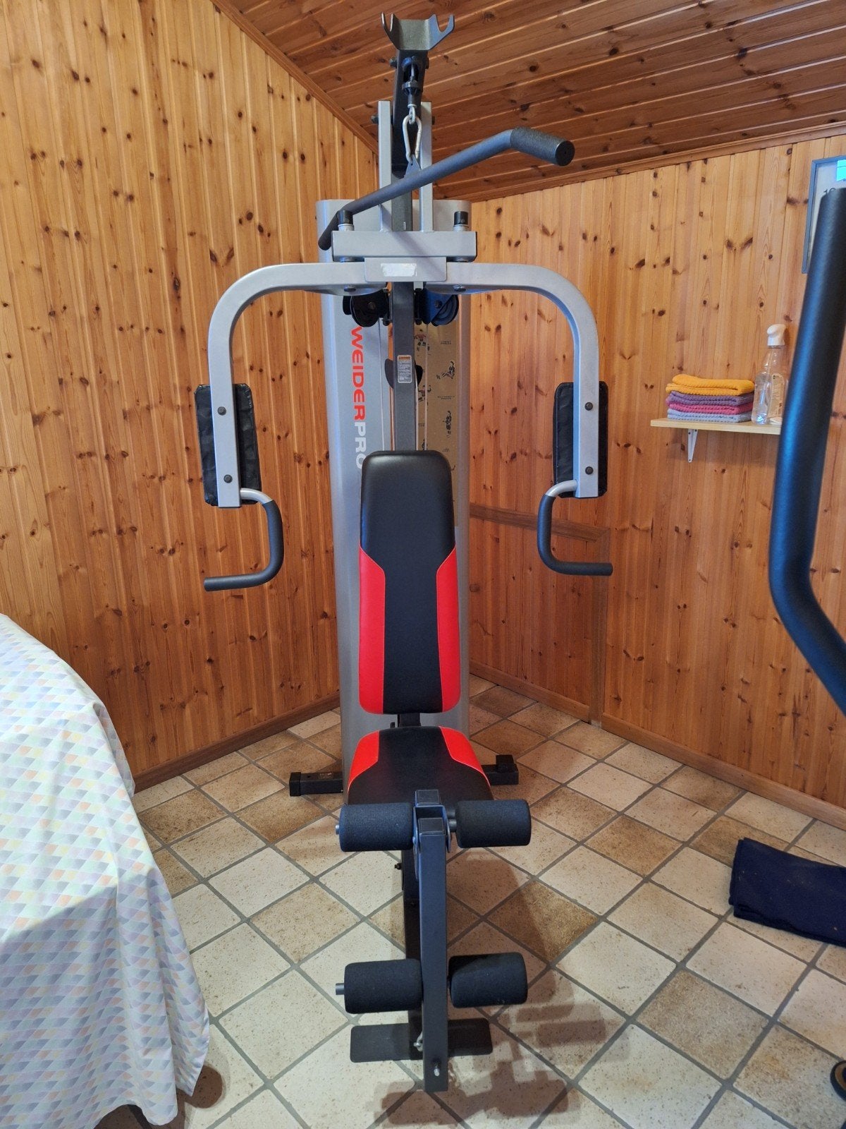 multistation voor krachttraining, Ophalen, Armen