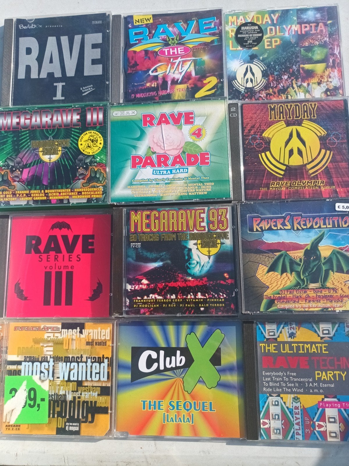 mega rave en mayday, Cd's en Dvd's, Ophalen of Verzenden