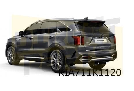 Kia Sorento (9/20-4/24) achterbumper (bij PDC) (te spuiten), Auto-onderdelen, Kia, -, Verzenden, -