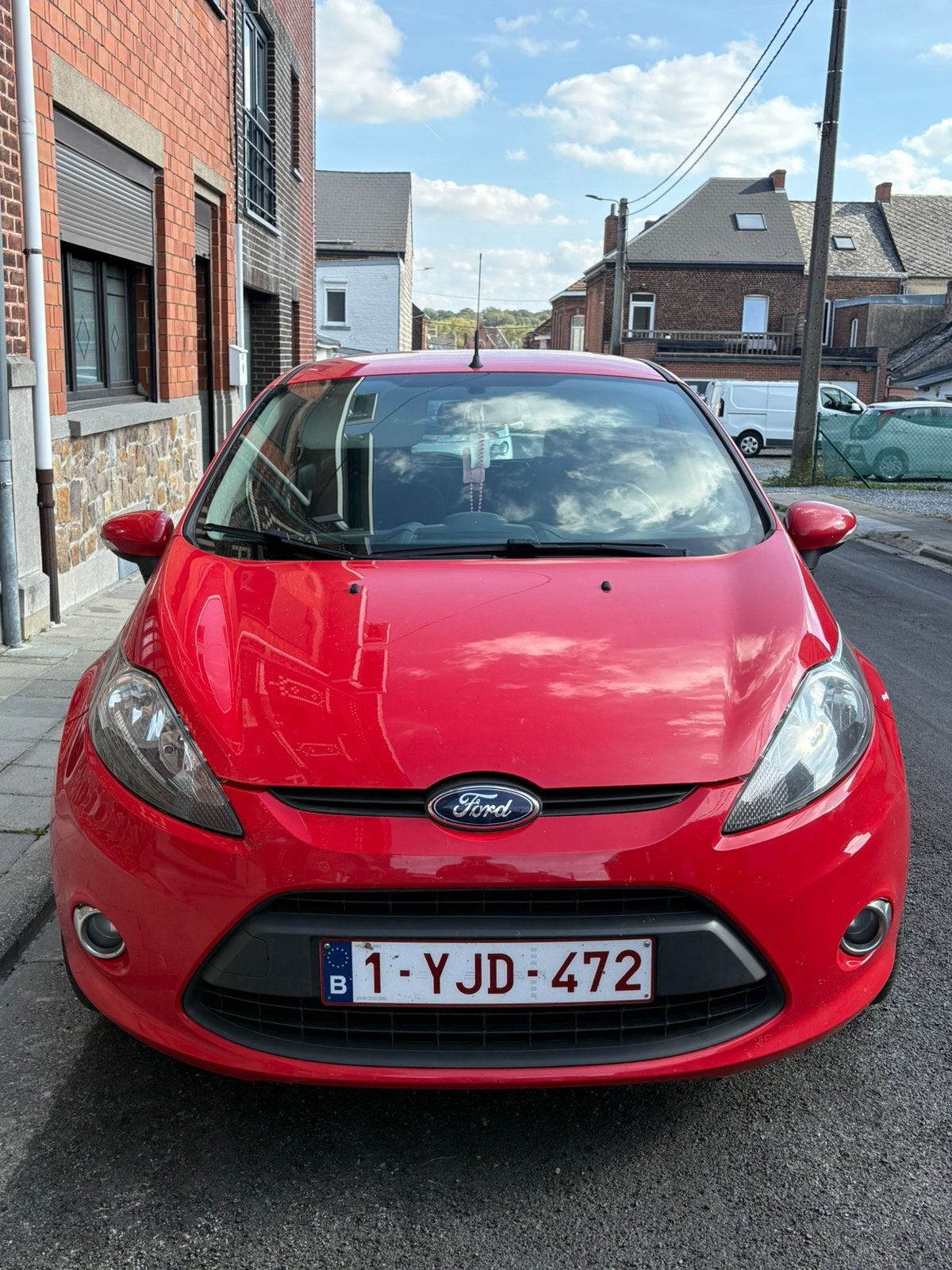 Fors fiesta 1.2 essence année 2012, Autos, Rouge, Euro 5, Achat, Noir