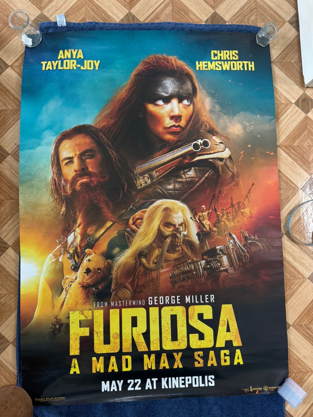 Mad Max Furiosa poster, Collections, Posters & Affiches, Enlèvement ou Envoi, Comme neuf, Cinéma et TV