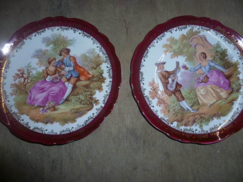 2 PORCELEINEN BORDEN, Antiquités & Art, Enlèvement