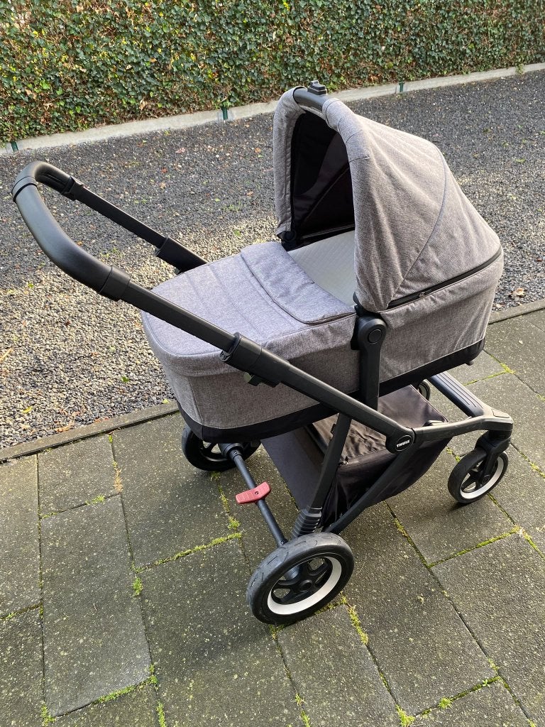 Thule Sleek buggy (2 in 1) - Grey melange/black, Gebruikt, Combiwagen, Duowagen, Ophalen