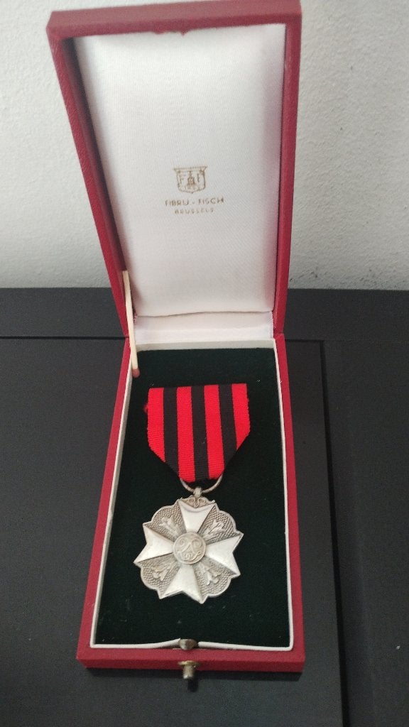 Burgelijke medaille tweede klasse zilverkleurig kruis, Ophalen of Verzenden