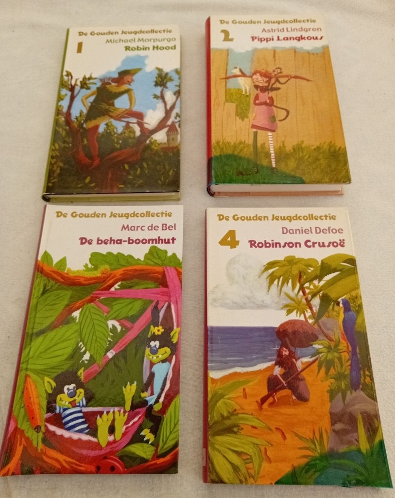4 boeken uit De Gouden Jeugdcollectie, Neuf, Enlèvement ou Envoi, Fiction, Diversen
