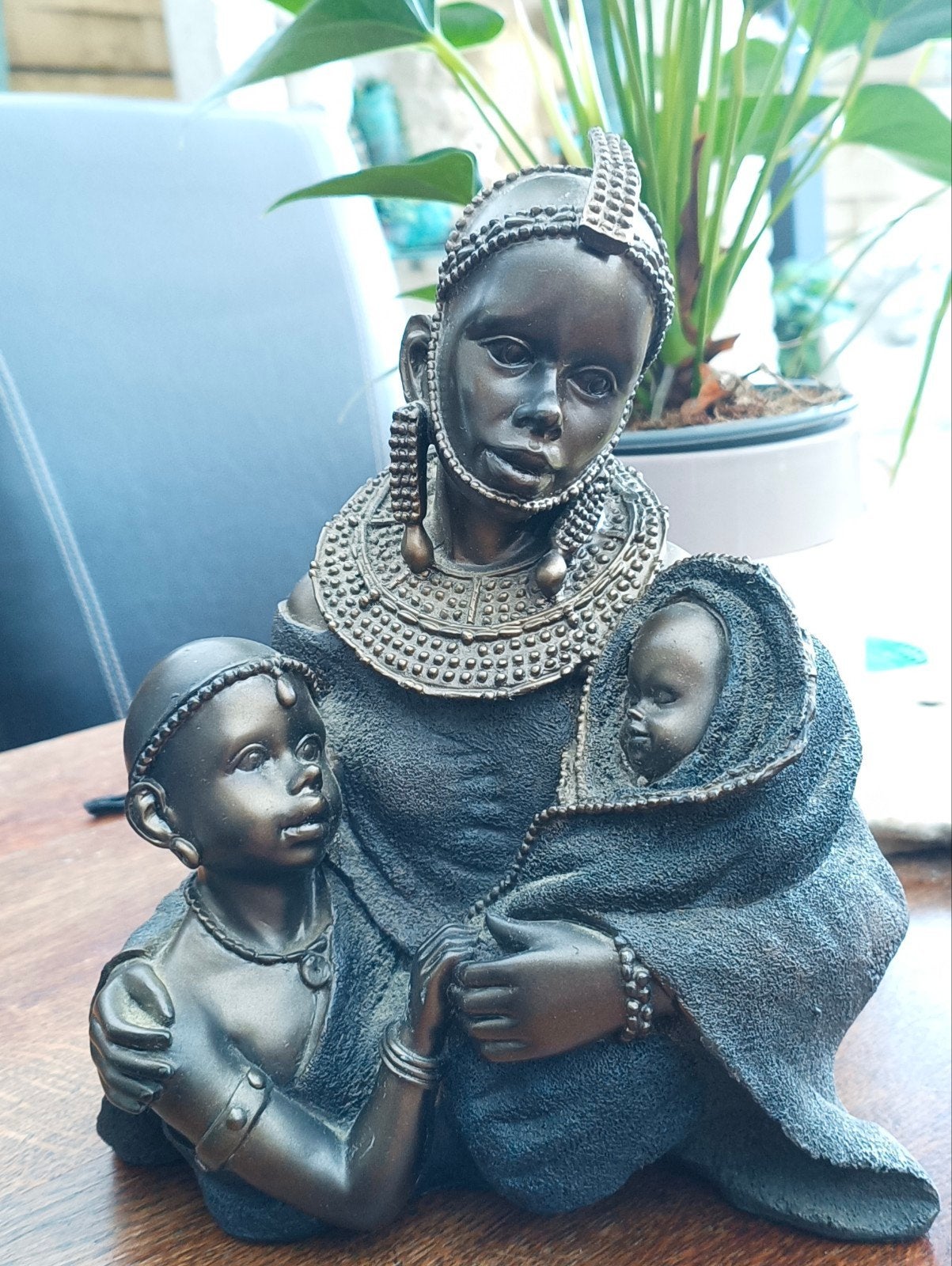 Statue Masaï africaine Massaï, Enlèvement ou Envoi, Comme neuf, Humain
