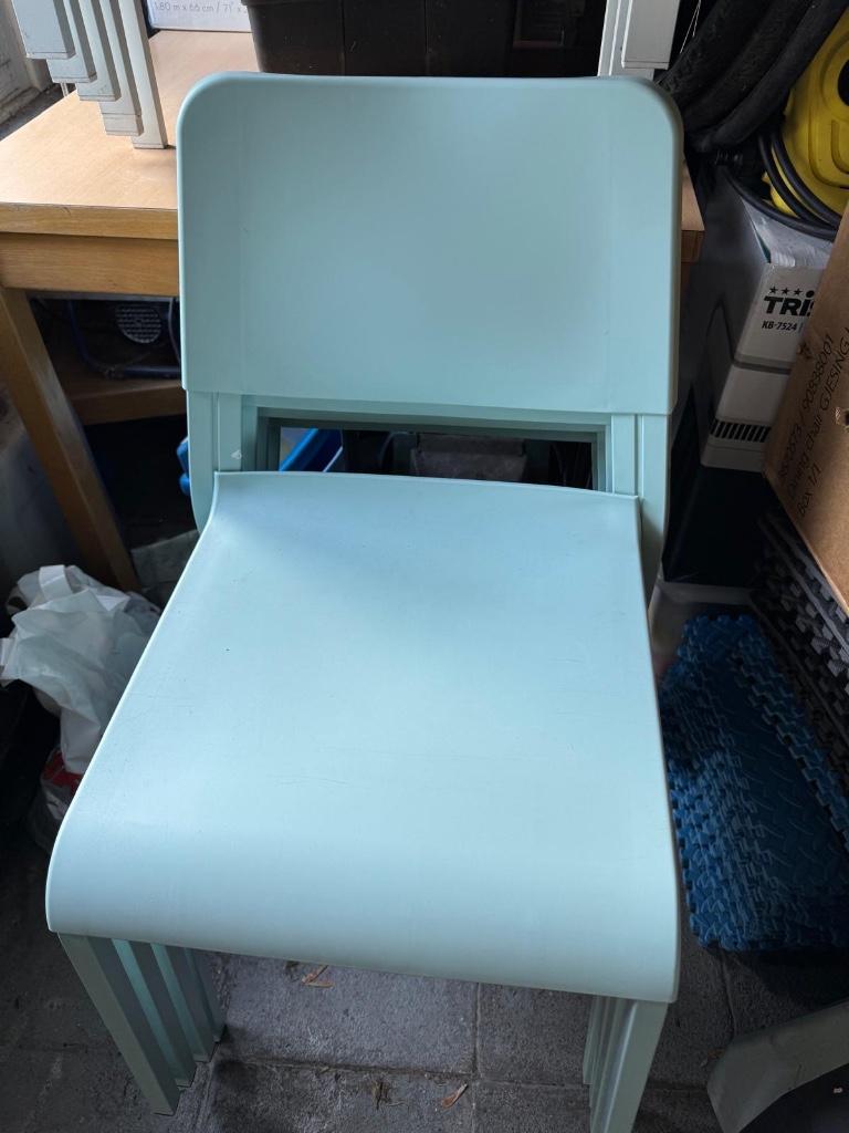 Stoelen, Huis en Inrichting, Stoelen, Ophalen, Kunststof, Gebruikt, Blauw