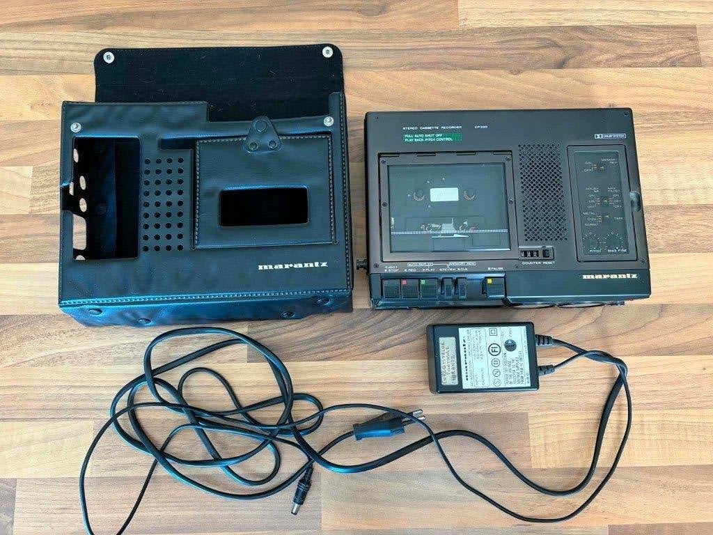 Enregistreur Cassette Pro Marantz CP230 + Sacoche & Alim, TV, Hi-fi & Vidéo, Decks cassettes, Enlèvement ou Envoi, Simple, Marantz