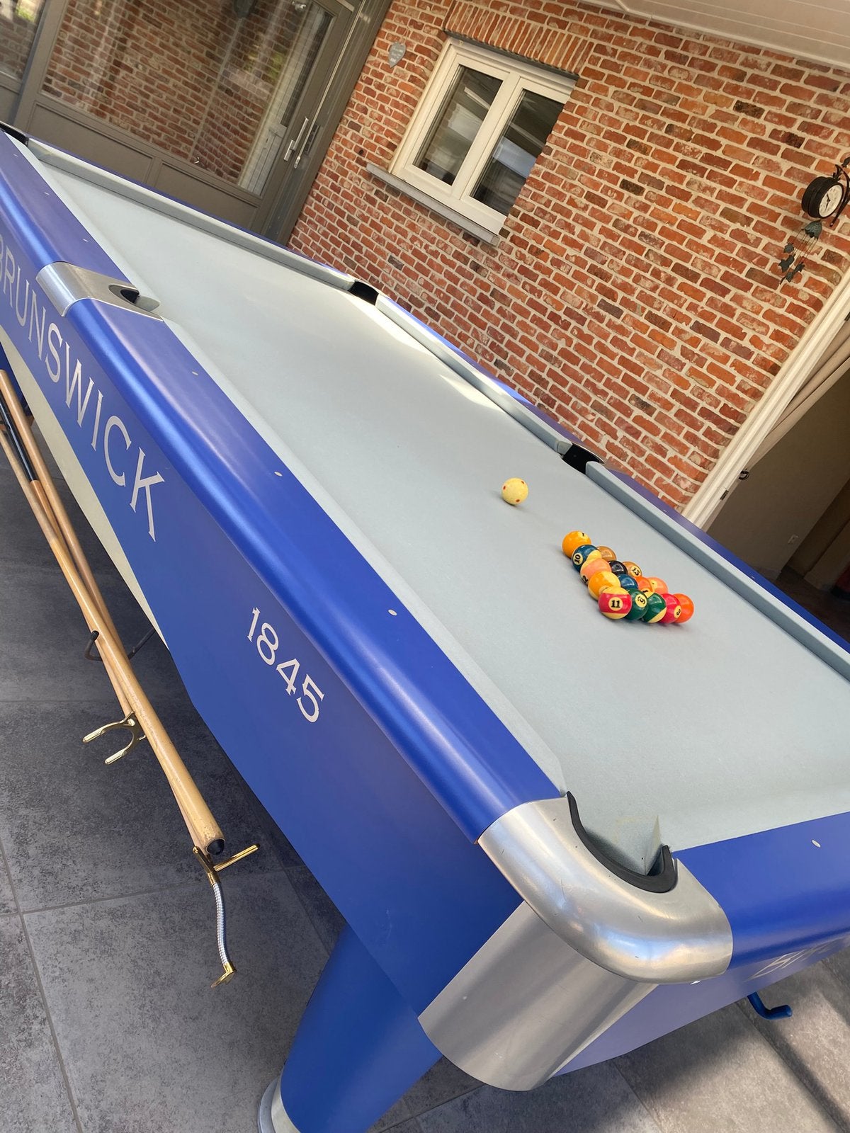 Pooltafel 9 inch, Sport en Fitness, Biljarten en Poolen, Ophalen, Zo goed als nieuw, Pooltafel