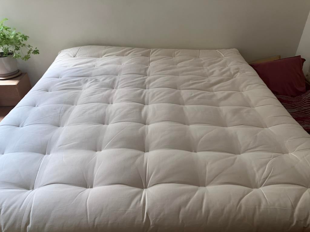 Futon bio katoen gemaakt in Nederland Futonkatja  180x200cm, Matelas, Comme neuf, Enlèvement, 180 cm