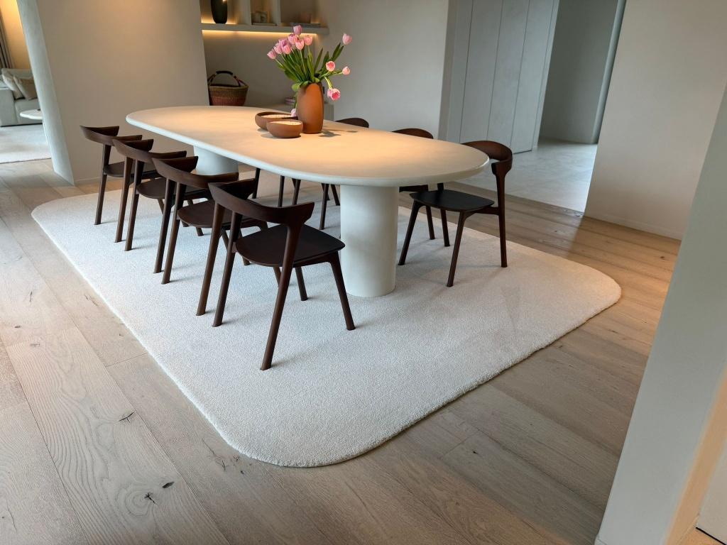 Tapijt 250X400, Huis en Inrichting, Stoffering | Tapijten en Vloerkleden, Ophalen, 200 cm of meer, Crème, Zo goed als nieuw