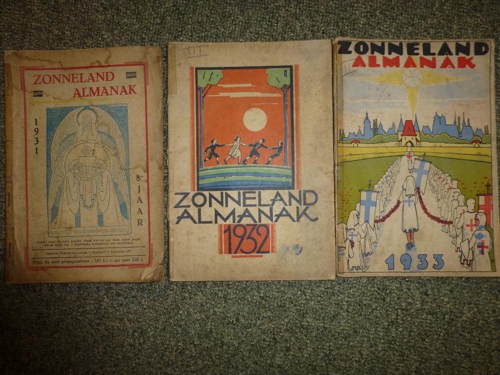 Zonneland Almanak, Ophalen, 1920 tot 1940, Tijdschrift