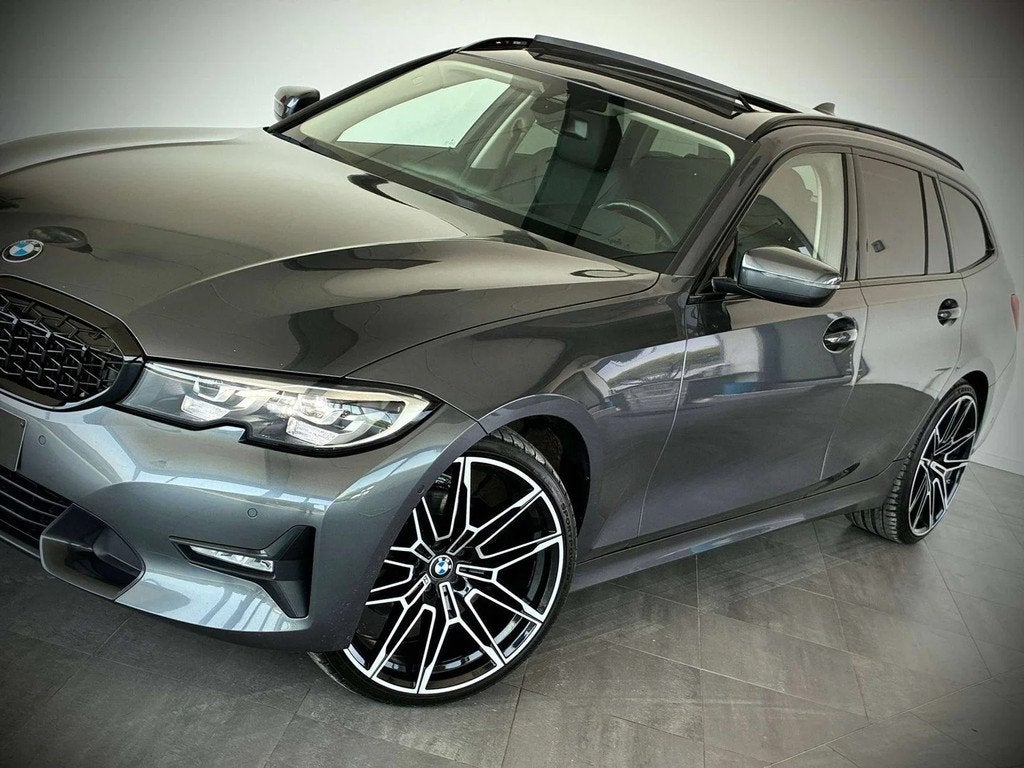 BMW 3 Serie 316 dA Touring SPORT-1ERPRO-COCKPIT-T.O-CARPLAY-, Autos, Argent ou Gris, Entreprise, Noir, 5 portes
