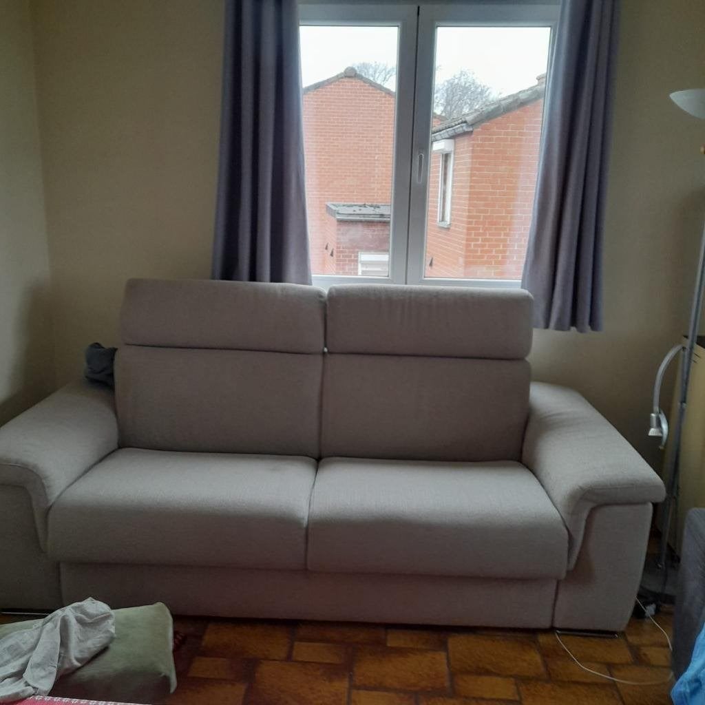 Canapé-lit convertible tout confort pour couchage quotidien, Trois personnes, Moins de 75 cm, 200 à 250 cm, Banc droit