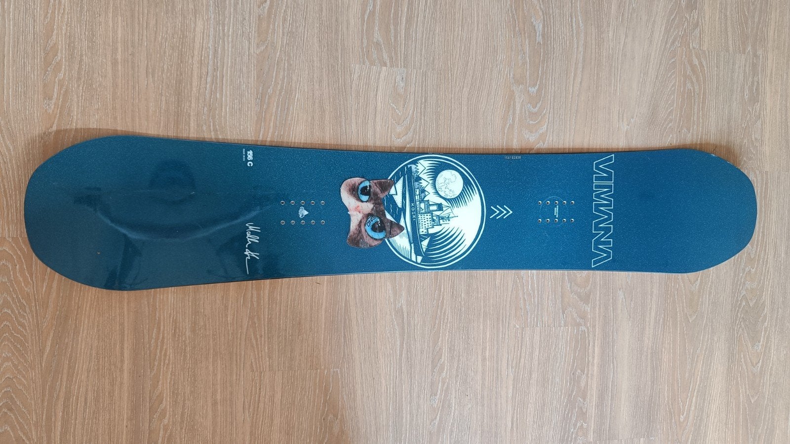 Vimana Koski snowboard 156C, Sport en Fitness, Snowboarden, Ophalen, Gebruikt, Board