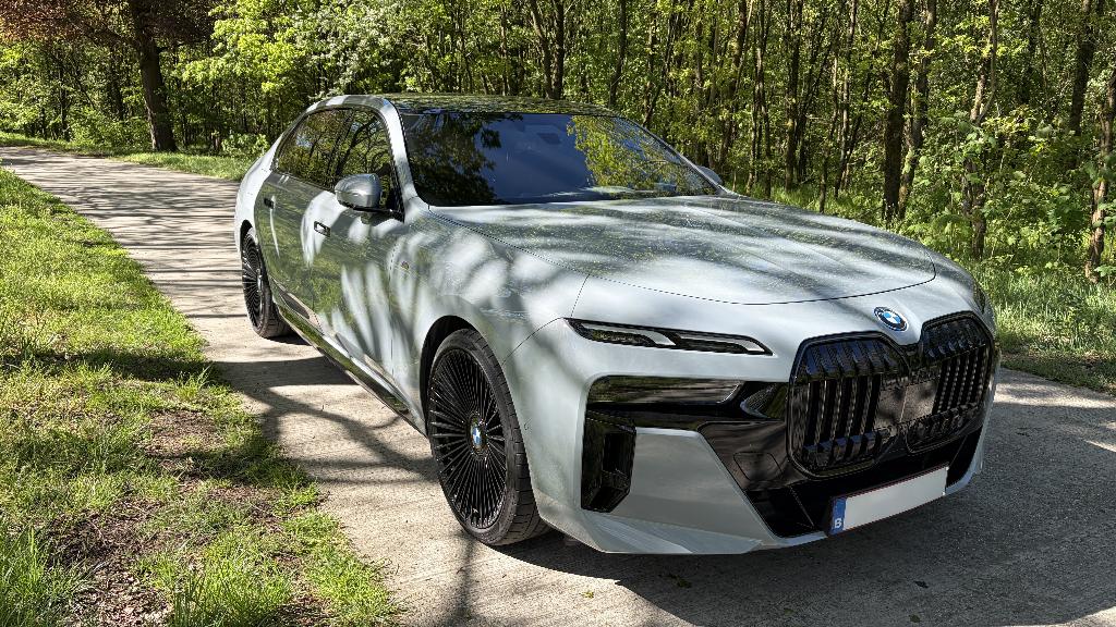 Bmw I7 E50 2024  M sportpakket  Brooklyn Grau 22 inch velgen, Auto's, BMW, Achterwielaandrijving, Elektrisch, Berline, Particulier