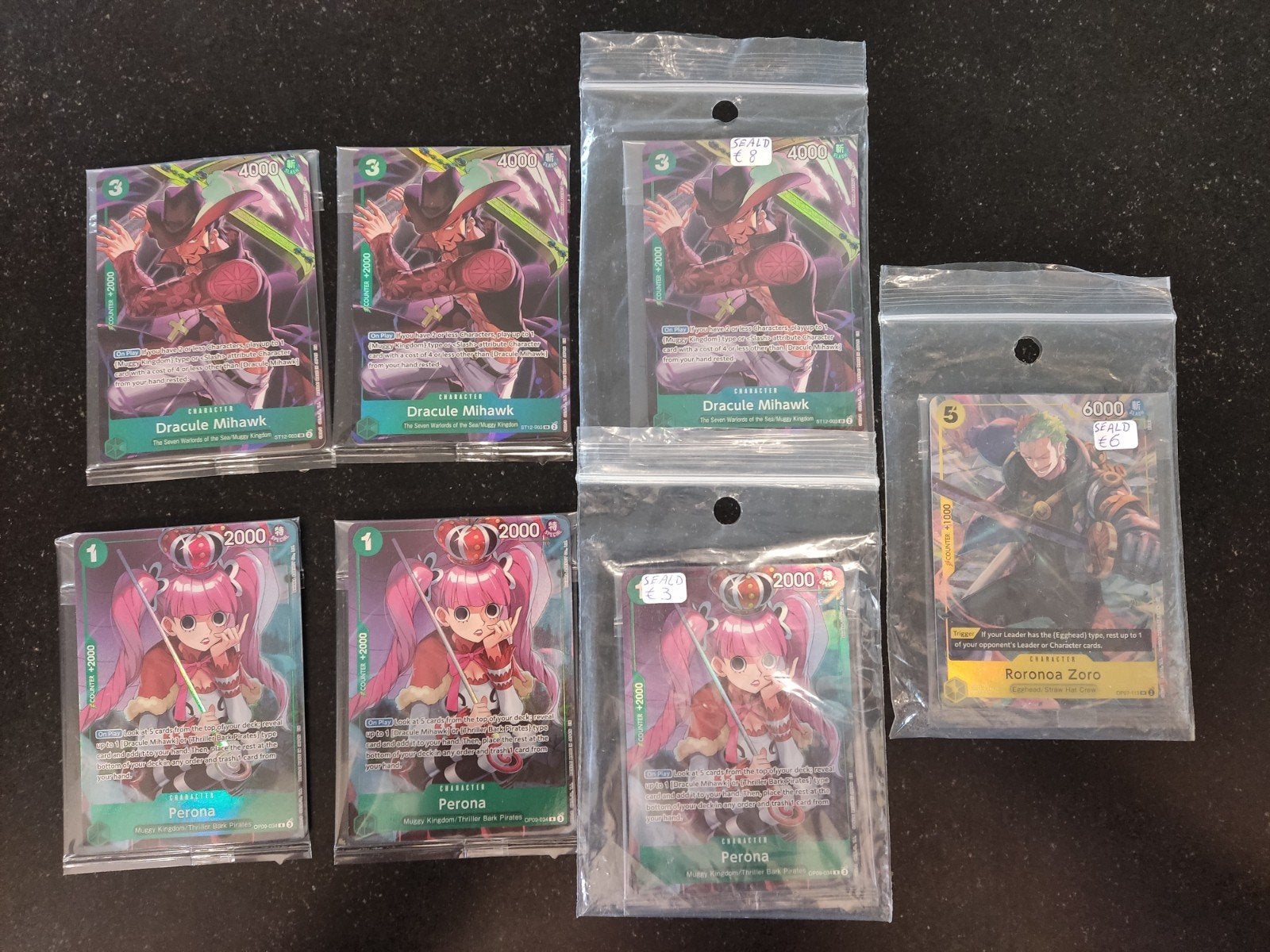 One Piece sealed kaartjes., Hobby en Vrije tijd, Ophalen of Verzenden