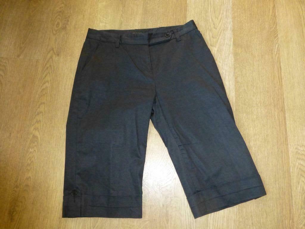 zwarte geklede knie broek Mer Du Nord maat 36 of Smal, Kleding | Dames, Kort, Zwart, Ophalen of Verzenden, Zo goed als nieuw
