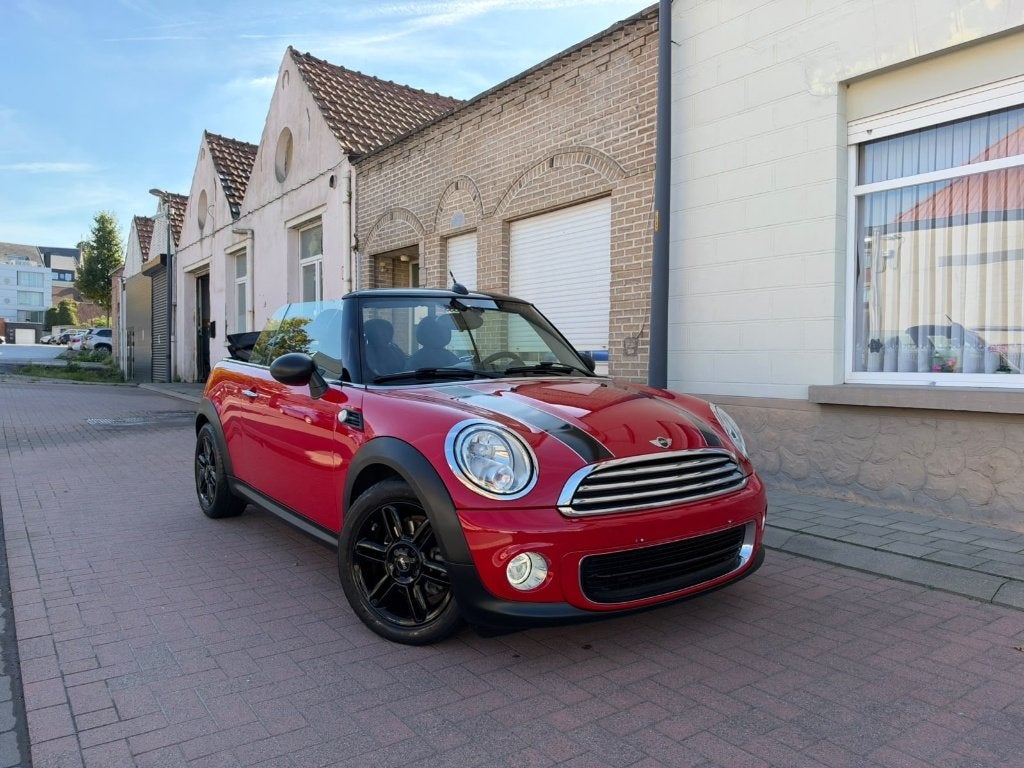 Mini Cooper Cabrio 1.6i essence/2016/116000.km/ Garantie, Rouge, Achat, Euro 6, Entreprise