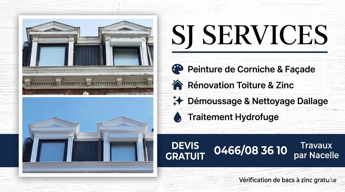 Peinture façade corniche sj service, Doe-het-zelf en Bouw, Weegschalen, Ophalen of Verzenden