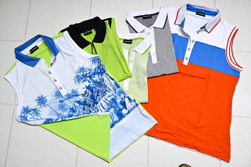 GOLFINO -  4 golf/casual tops mt 42-44 zo goed als nieuw, Kleding | Dames, Sportkleding, Overige kleuren, Ophalen of Verzenden