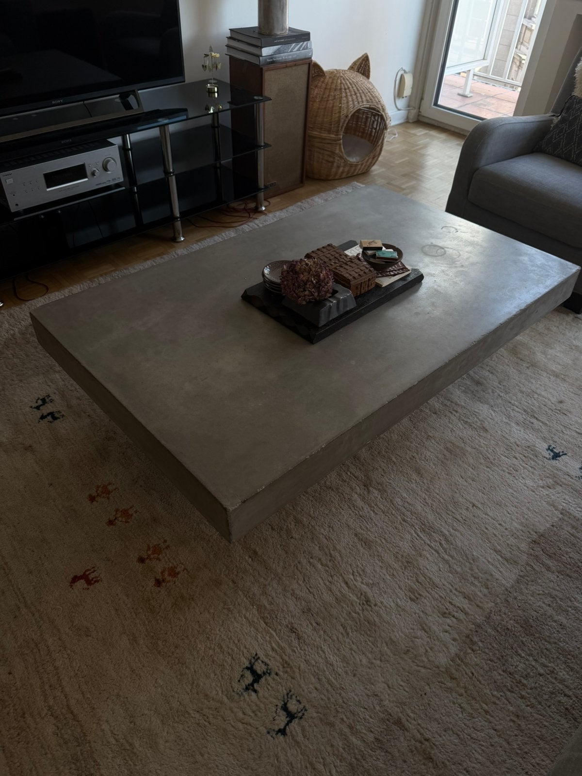Cement coffee table, Ophalen, Gebruikt