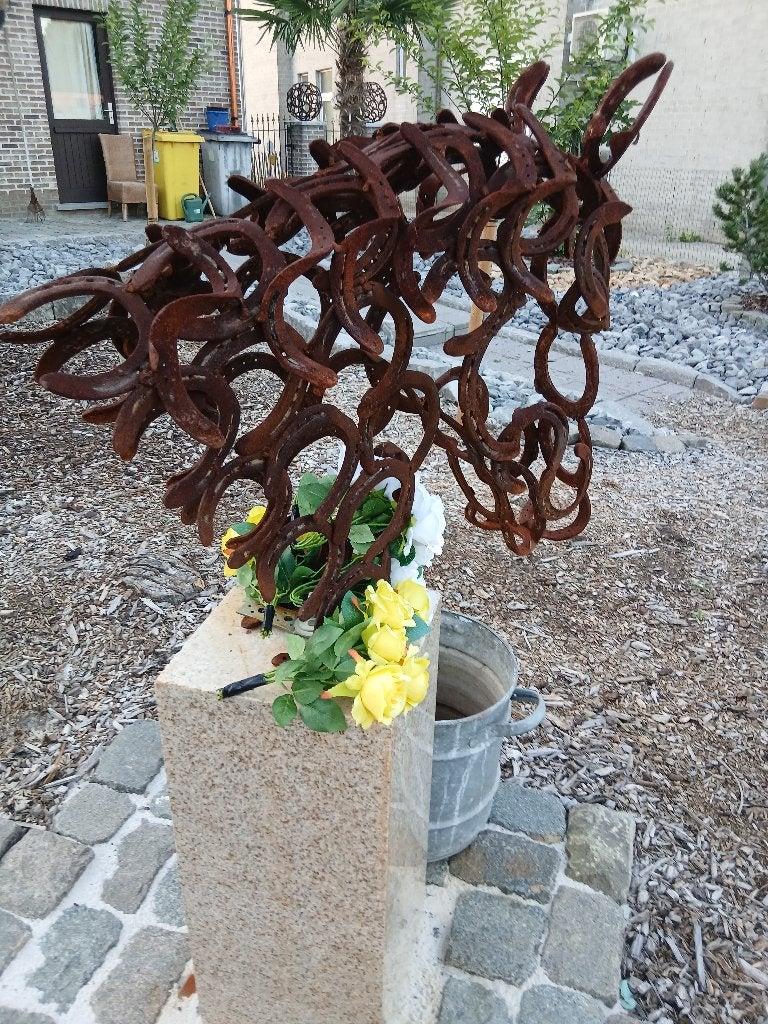 tuinbeeld & tuinbeelden & kunstwerk & kunstwerken, Tuin en Terras, Ophalen, Nieuw, Metaal, Dierenbeeld