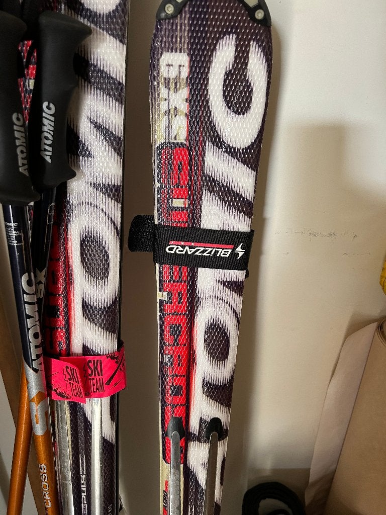 Skilatten, Sport en Fitness, Skiën en Langlaufen, Ophalen, 160 tot 180 cm, Gebruikt, Atomic