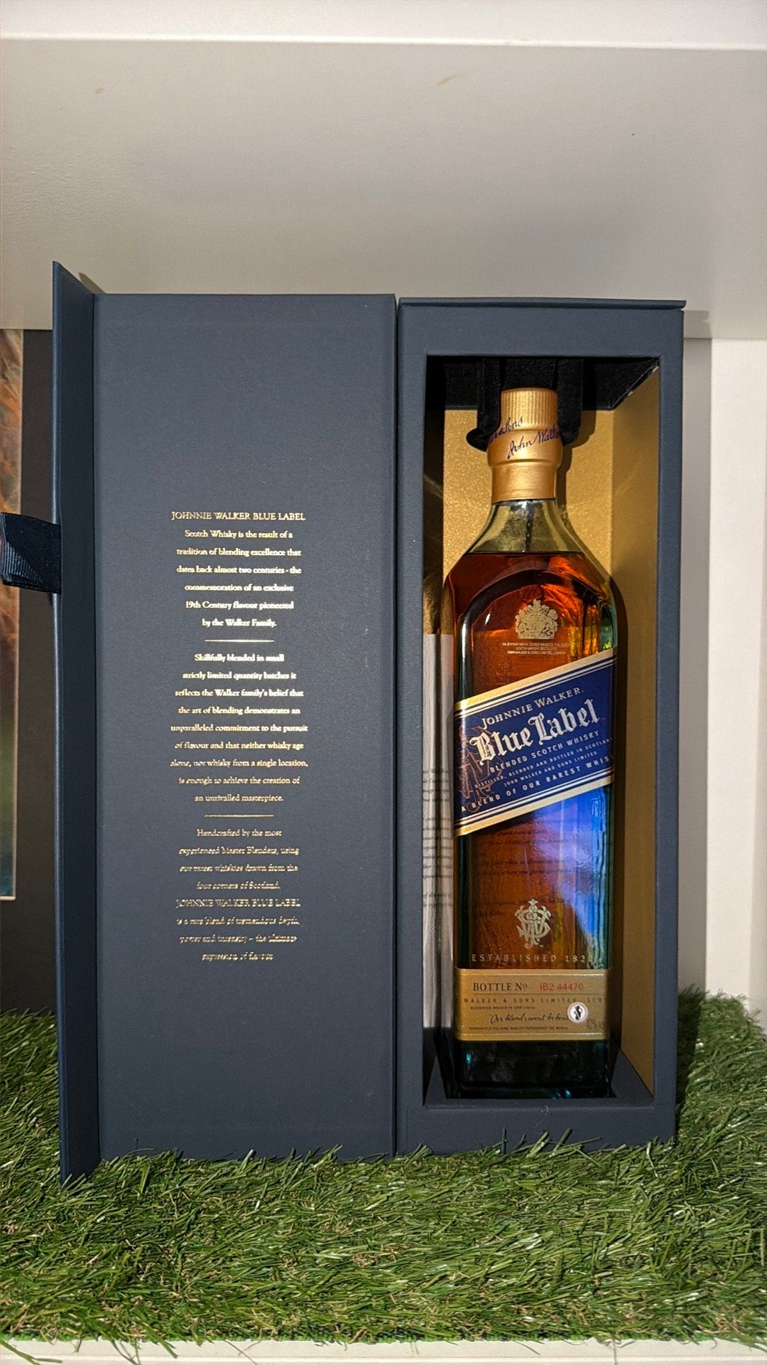 Johnnie Walker Blue Label, Ophalen