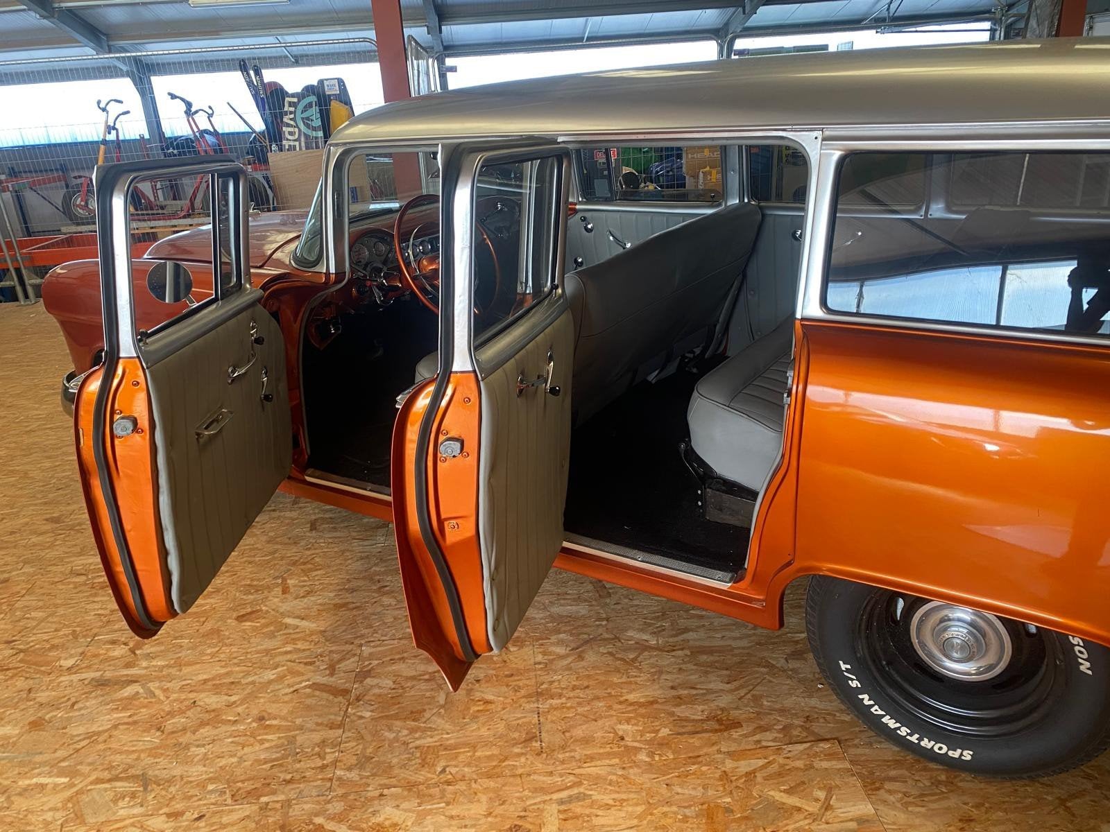 '55 chevrolet 210 4dr wagon, Autos, Achat, Intérieur cuir, Chevrolet, Particulier