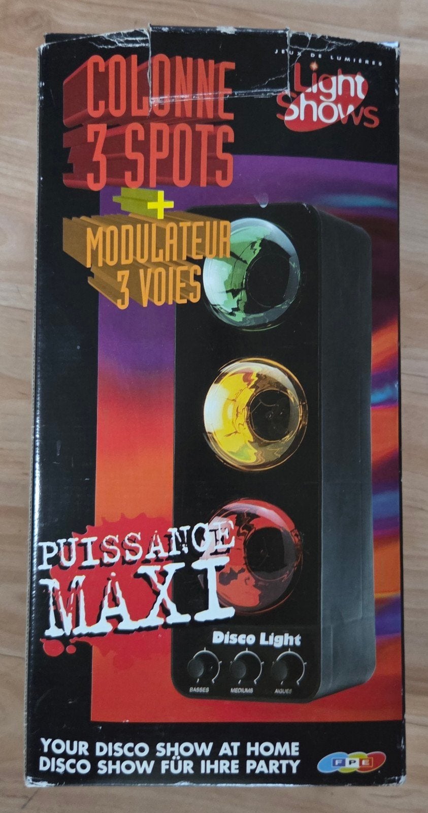 kolom van 3 spots met modulator GRATIS, Ophalen