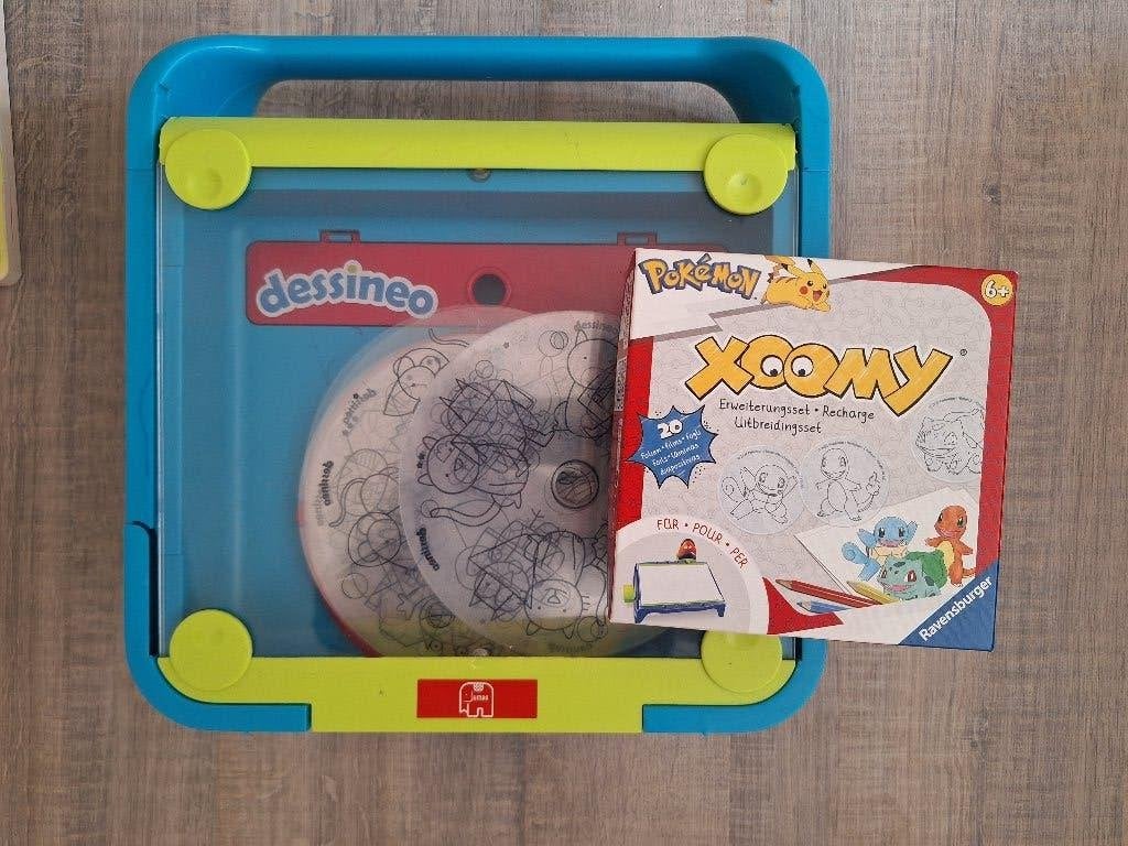 Jumbo - Dessineo - Leren tekenen - Extra sjablonen Pokemon, Enlèvement, Utilisé, Avec lumière