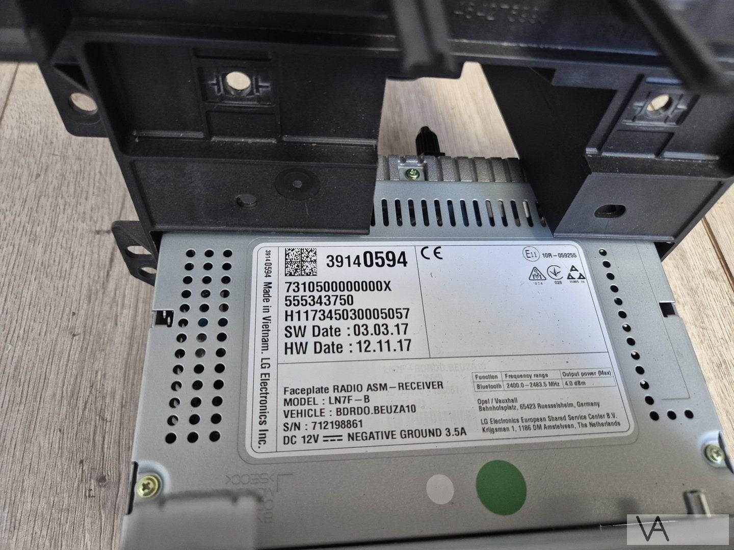 Opel Corsa E 2014 -2019 navigatie radio module 39140594 €100, Auto-onderdelen, Gebruikt, -, -, Opel